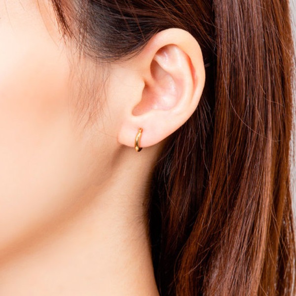 ギンザタナカ／K18／ フープピアス／ 15mm　USED ギンザタナカ／K18／ フープピアス／ 15mm USED（GINZA TANAKA